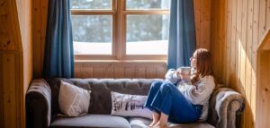 Bedroom at Chalet Silver Fox | Luxury chalets in Laurentains | Chalets Zenya