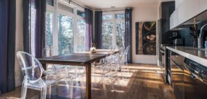 Chambre à coucher au Chalet DesignPur | Chalets de luxe à louer dans Lanaudière | Chalets Zenya