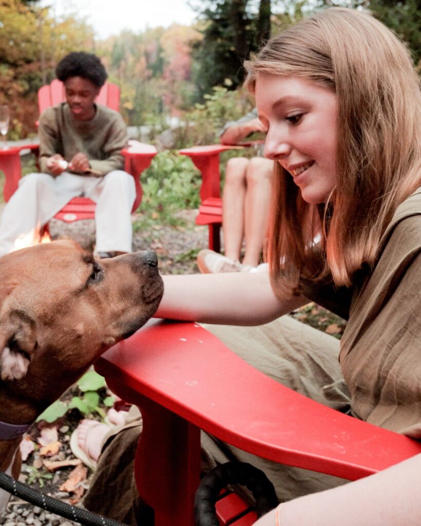 Toute l'année à vos côtés, eux aussi méritent bien des vacances. 🐾 Les chiens sont les bienvenus dans nos chalets,