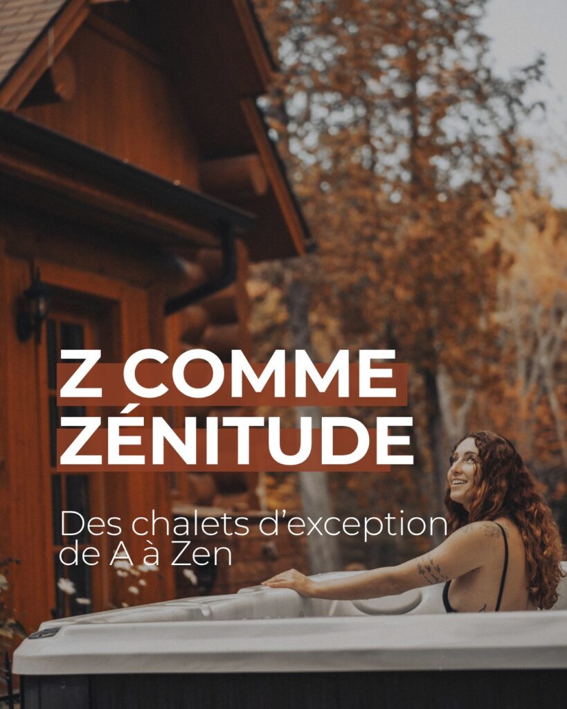 Z comme Zénitude. 🌲🧘🏼‍♀️ On y est. De A à Zen. Les Chalets Zenya, c'est la zénitude par définition. Ce